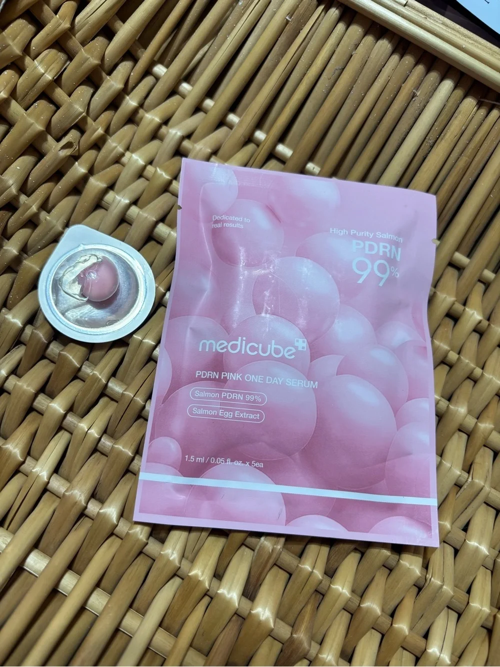 Medicube PDRN Pink One Day Serum & Medicube PDRN Pink Collagen Capsule Cream